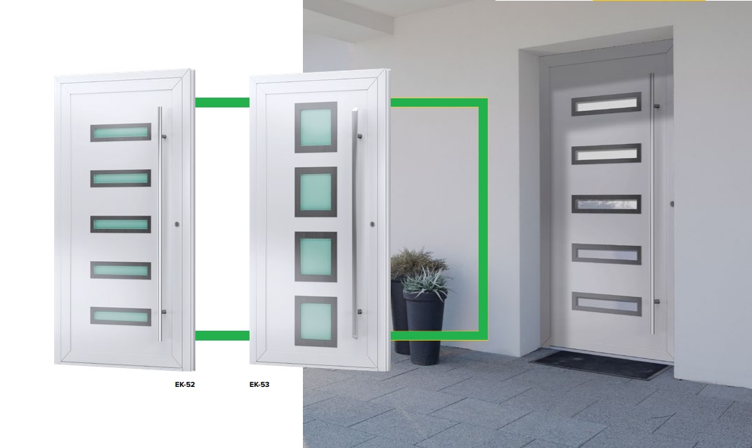 Haustürfüllung nach Maß Kollektion Modern Moderne Haustürfüllungen nach Maß